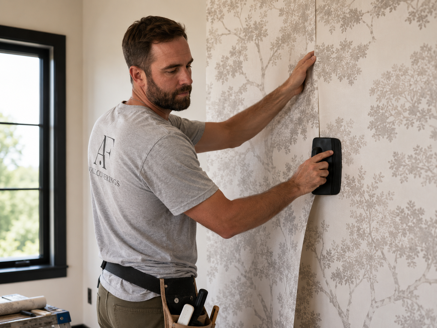 Andy Fraser, founder of AF Wallcoverings